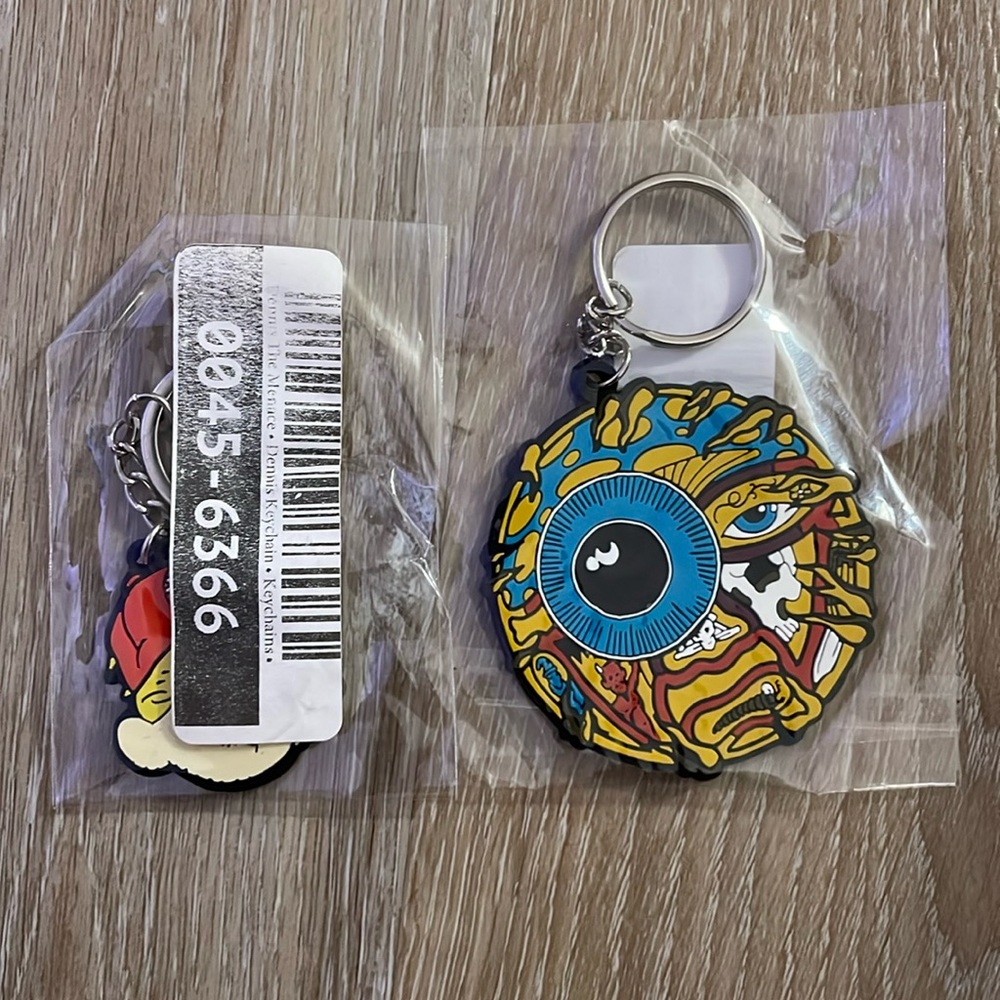 Mishka Dennis the Menace and Opie Ortiz keychains